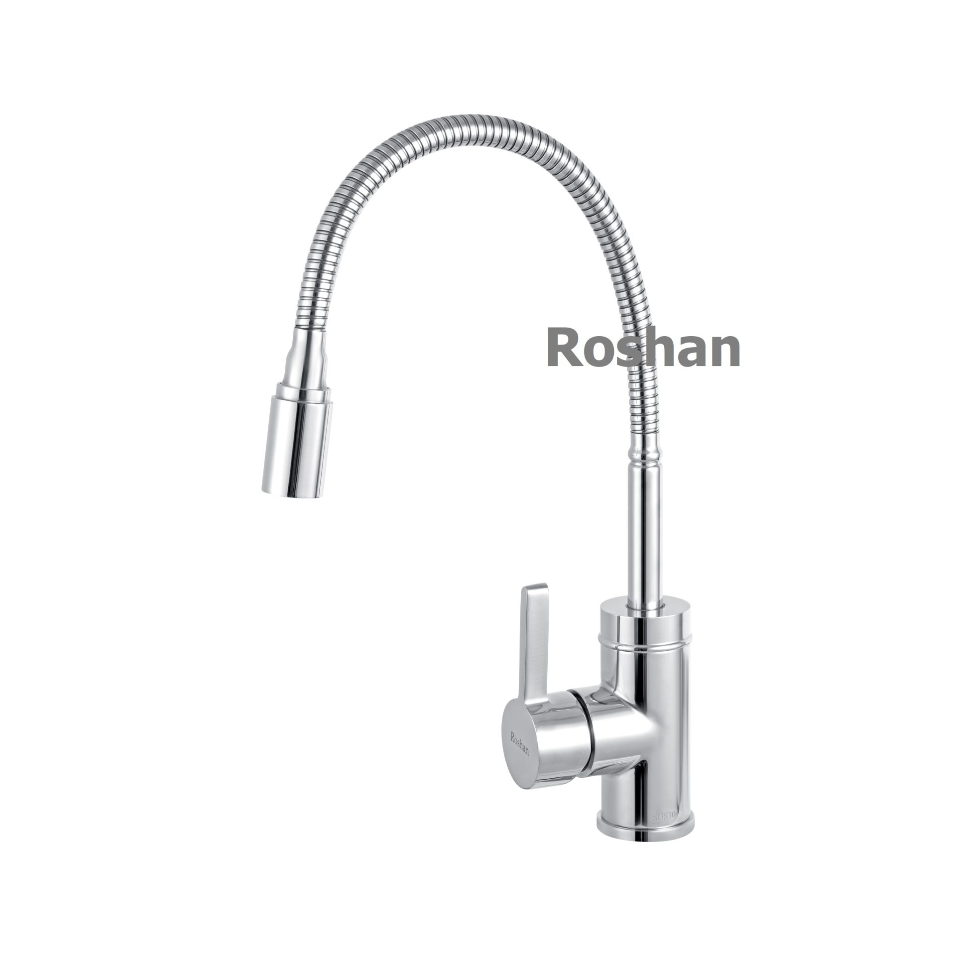 Vòi chén inox Bóng Nóng Lạnh Roshan Premium BR503